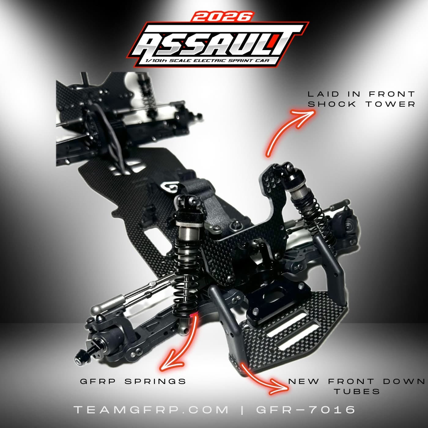 Team GFRP 2026 Assault Sprint Car Kit, GFR-7016