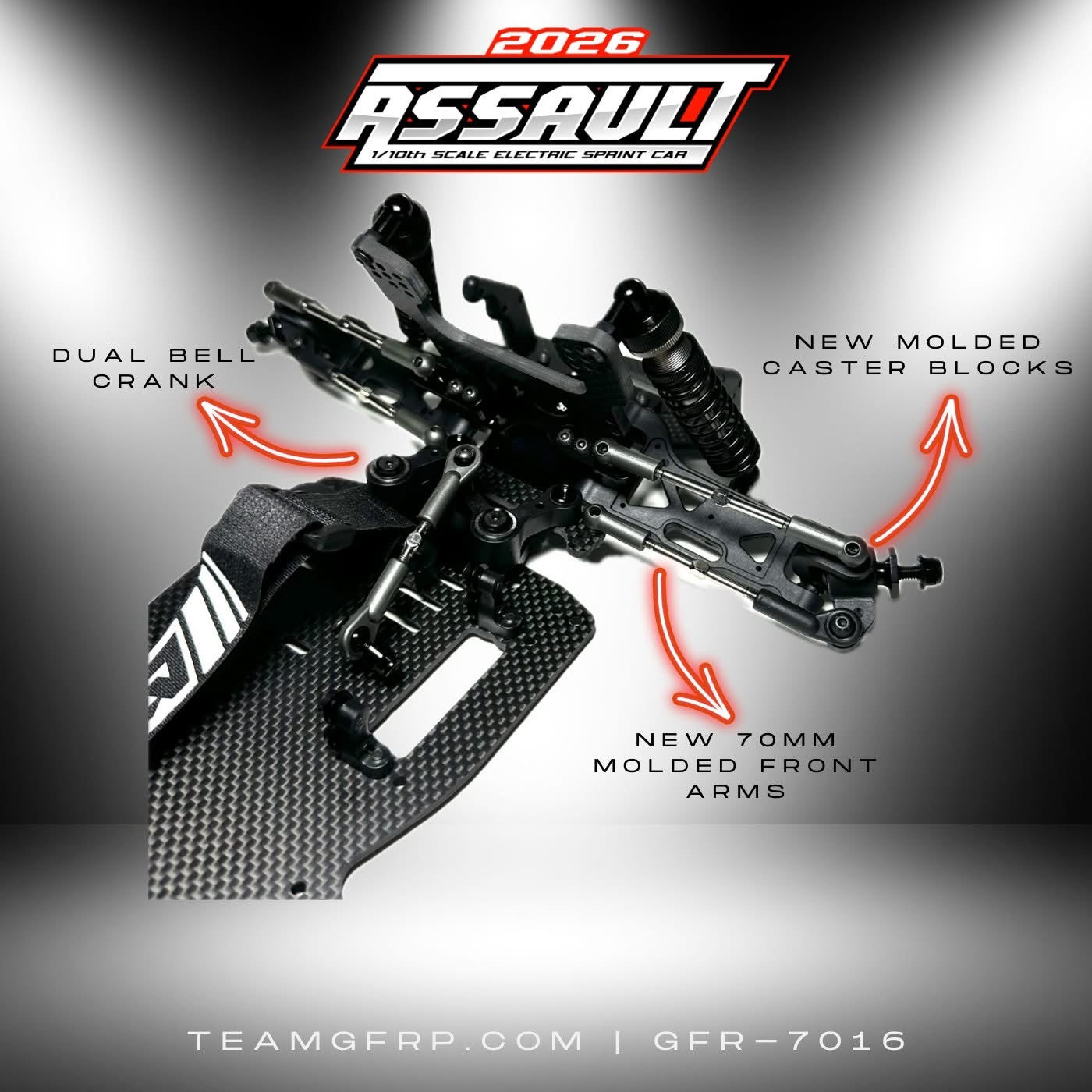 Team GFRP 2026 Assault Sprint Car Kit, GFR-7016