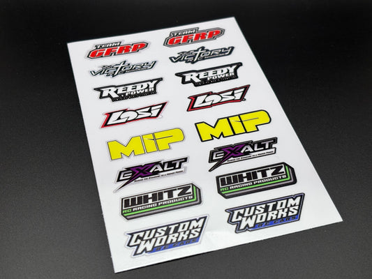 RC Logos Contingency Decal Sticker Sheet, CC-9019