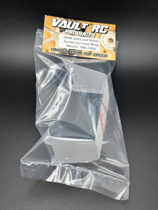 Vault RC GFRP 2025 and Earlier Sprint Car Front Wing Mount, VRC-5000