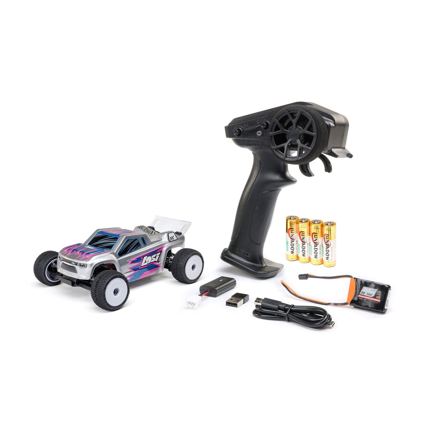 Team Losi 1/28 Micro-T 2S 2WD RTR Stadium Truck (Battery & Charger Included)