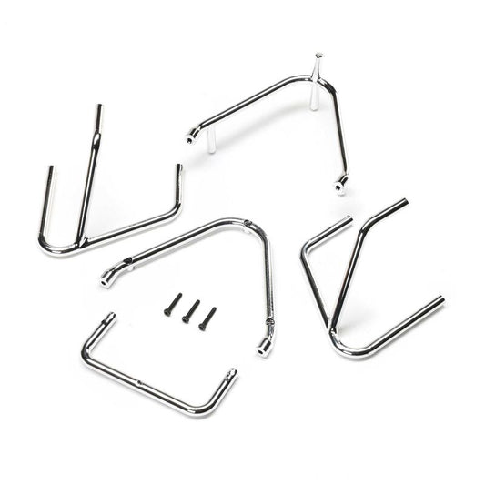 LOS-2427 Bumper Set, Chrome: 22S Sprint (TLR / Team Losi)