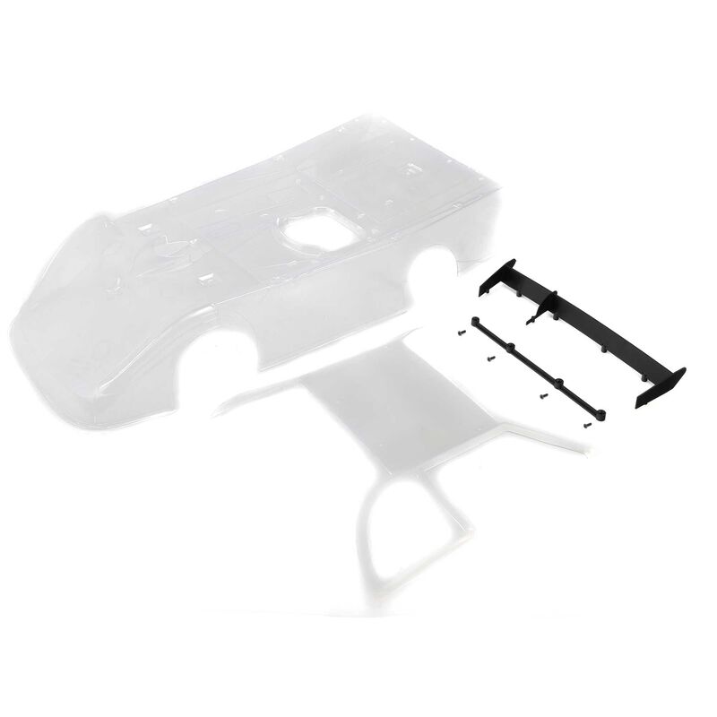 Team Losi Latemodel Clear Body: 22S DLM, LOS-4248