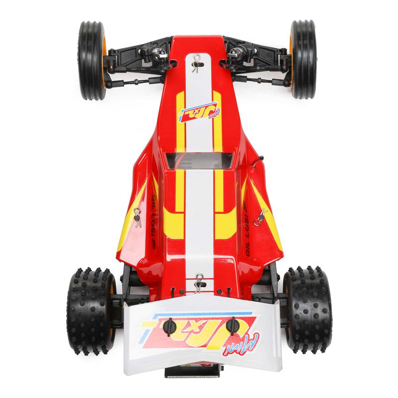 Team Losi 1/16 Mini JRX2 2WD Buggy Brushed RTR, Red