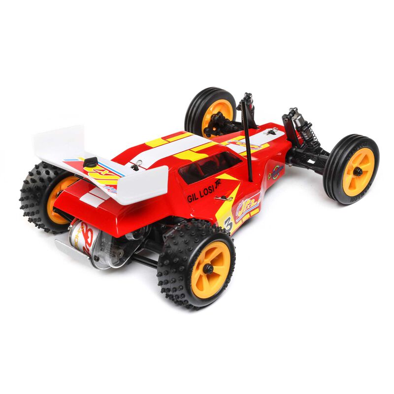 Team Losi 1/16 Mini JRX2 2WD Buggy Brushed RTR, Red