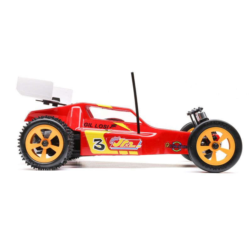 Team Losi 1/16 Mini JRX2 2WD Buggy Brushed RTR, Red
