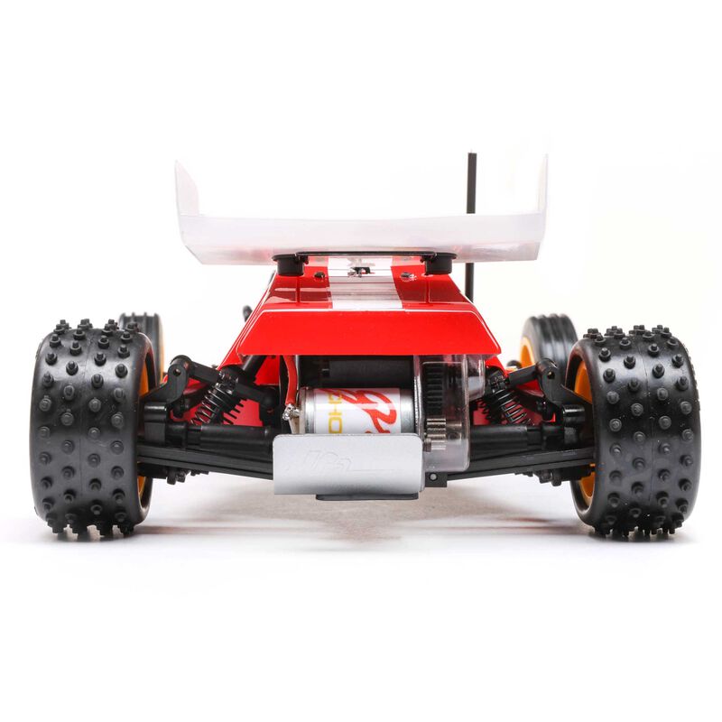 Team Losi 1/16 Mini JRX2 2WD Buggy Brushed RTR, Red
