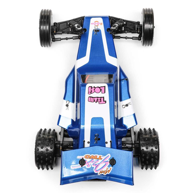 Team Losi 1/16 Mini JRX2 2WD Buggy Brushed RTR, Blue