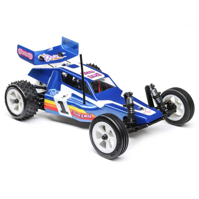 Team Losi 1/16 Mini JRX2 2WD Buggy Brushed RTR, Blue