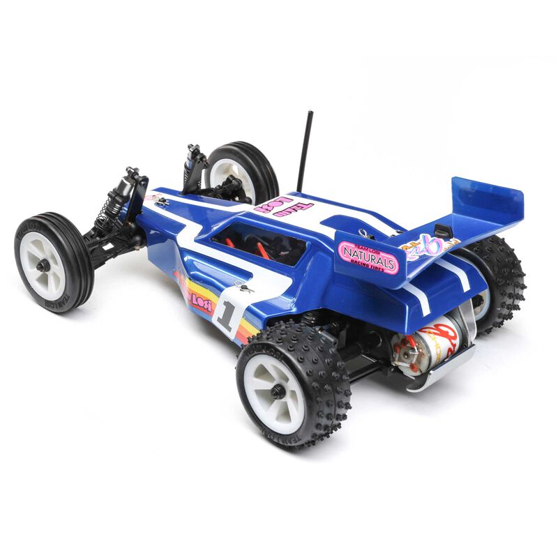 Team Losi 1/16 Mini JRX2 2WD Buggy Brushed RTR, Blue