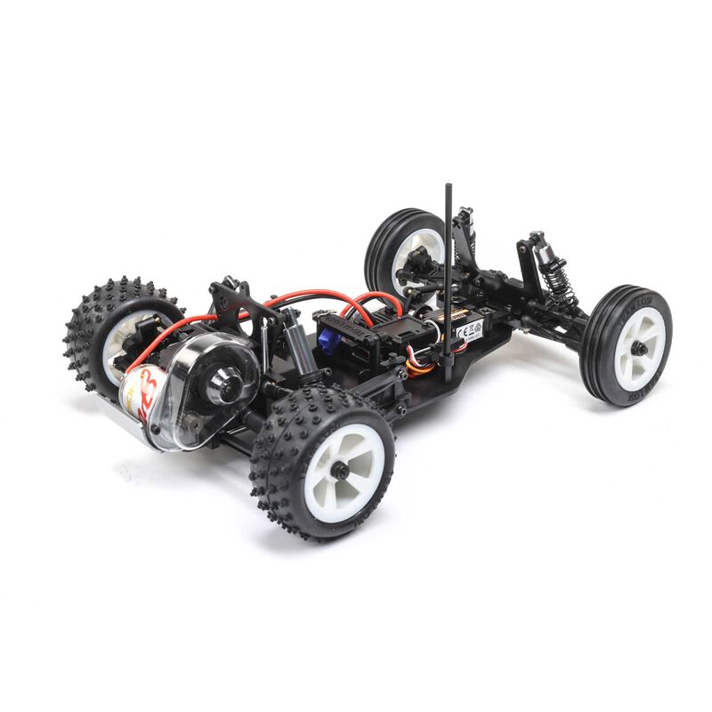 Team Losi 1/16 Mini JRX2 2WD Buggy Brushed RTR, Red
