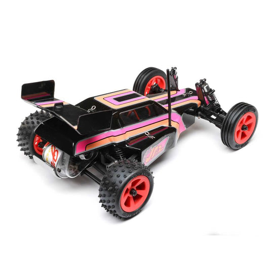 Team Losi 1/16 Mini JRX2 2WD Buggy Brushed RTR, Black