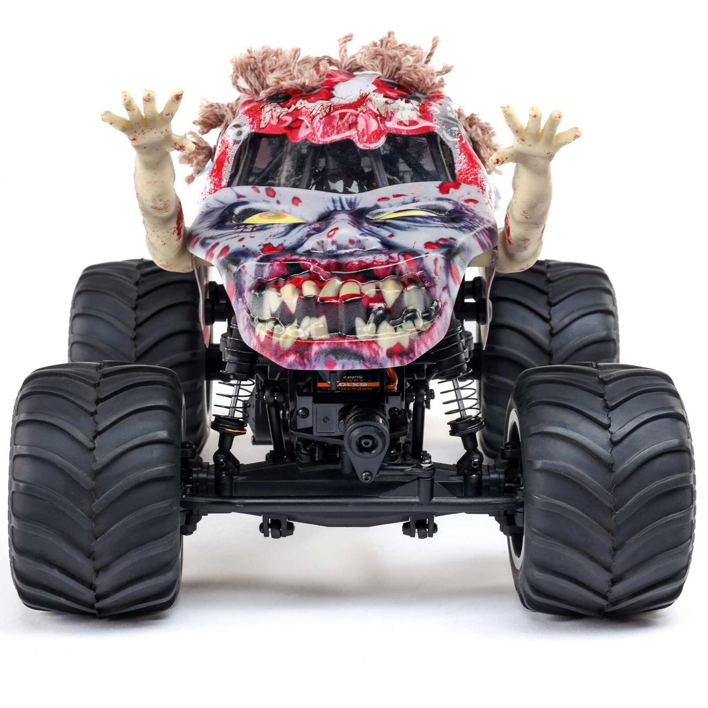 1/18 Mini LMT Zombie 2S 4X4 RTR Brushed Monster Truck - LOS01026T4
