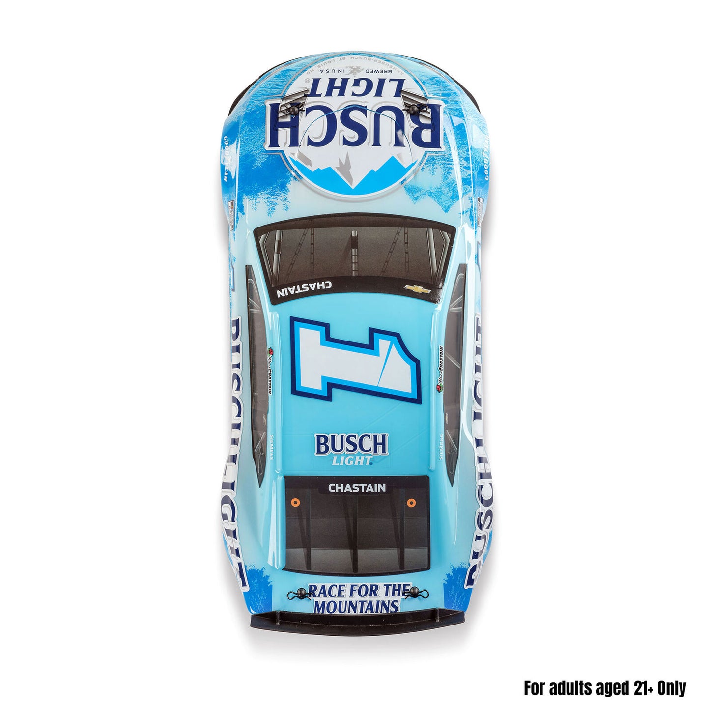 Team Losi 1/12 NASCAR #1 Busch Light 2025 Chevrolet Camaro ZL1 2S AWD RTR On-Road Car - Ross Chastain, LOS1122501