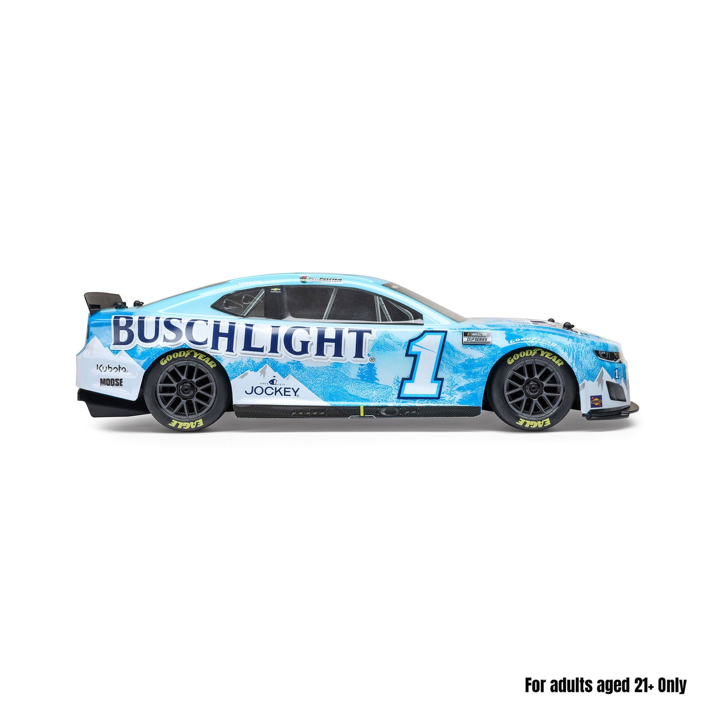 Team Losi 1/12 NASCAR #1 Busch Light 2025 Chevrolet Camaro ZL1 2S AWD RTR On-Road Car - Ross Chastain, LOS1122501