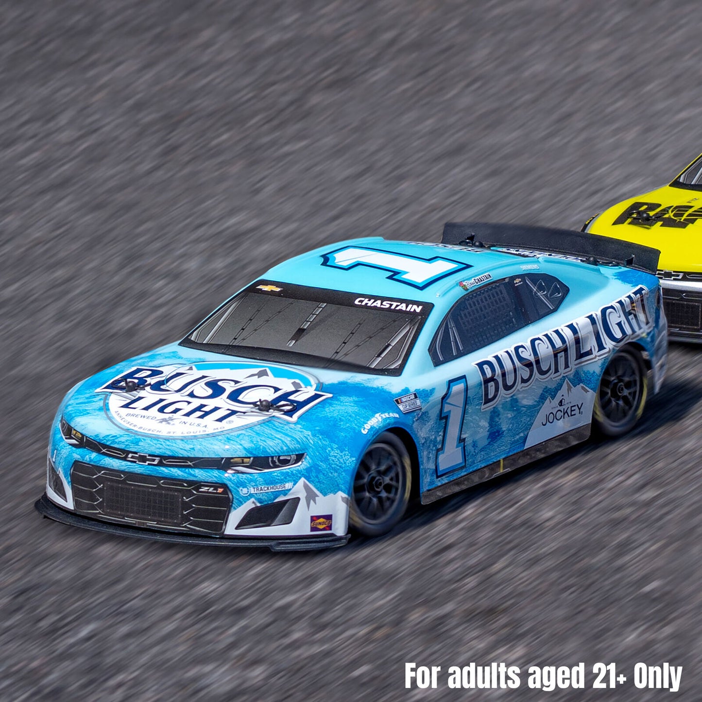 Team Losi 1/12 NASCAR #1 Busch Light 2025 Chevrolet Camaro ZL1 2S AWD RTR On-Road Car - Ross Chastain, LOS1122501