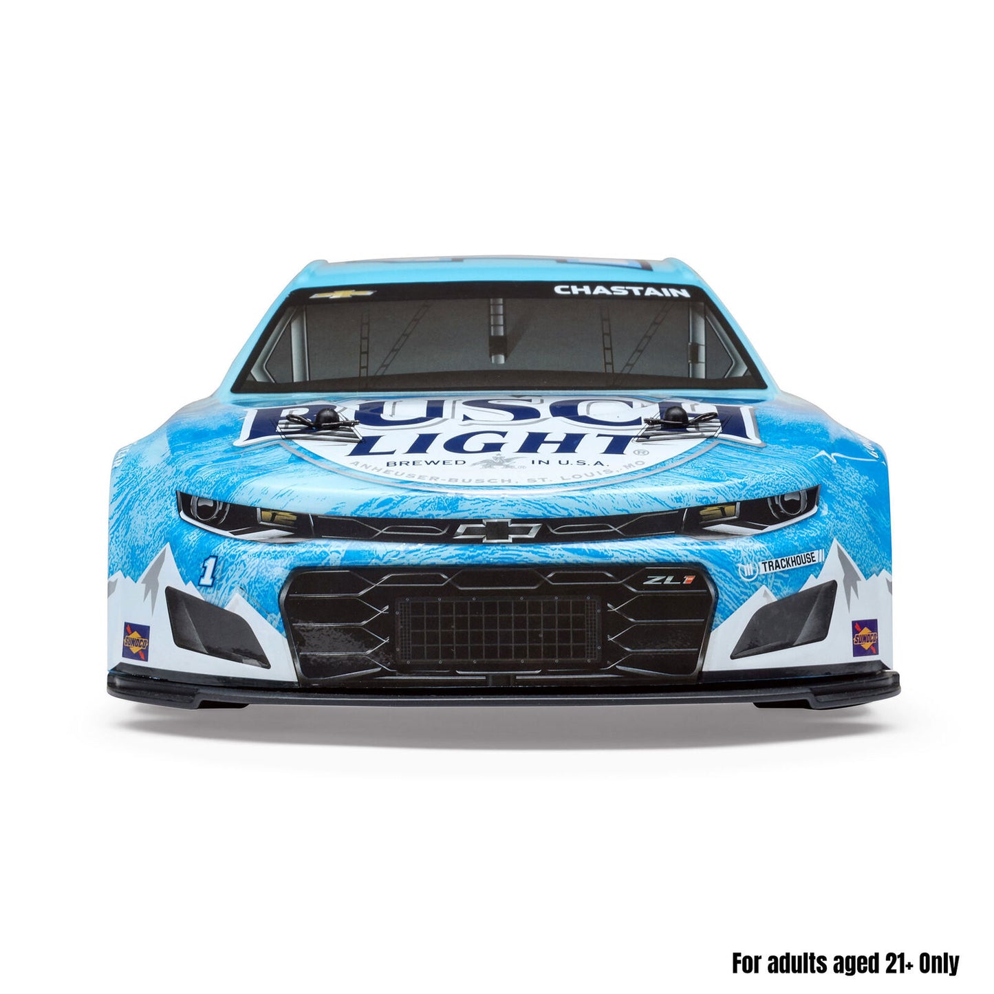 Team Losi 1/12 NASCAR #1 Busch Light 2025 Chevrolet Camaro ZL1 2S AWD RTR On-Road Car - Ross Chastain, LOS1122501