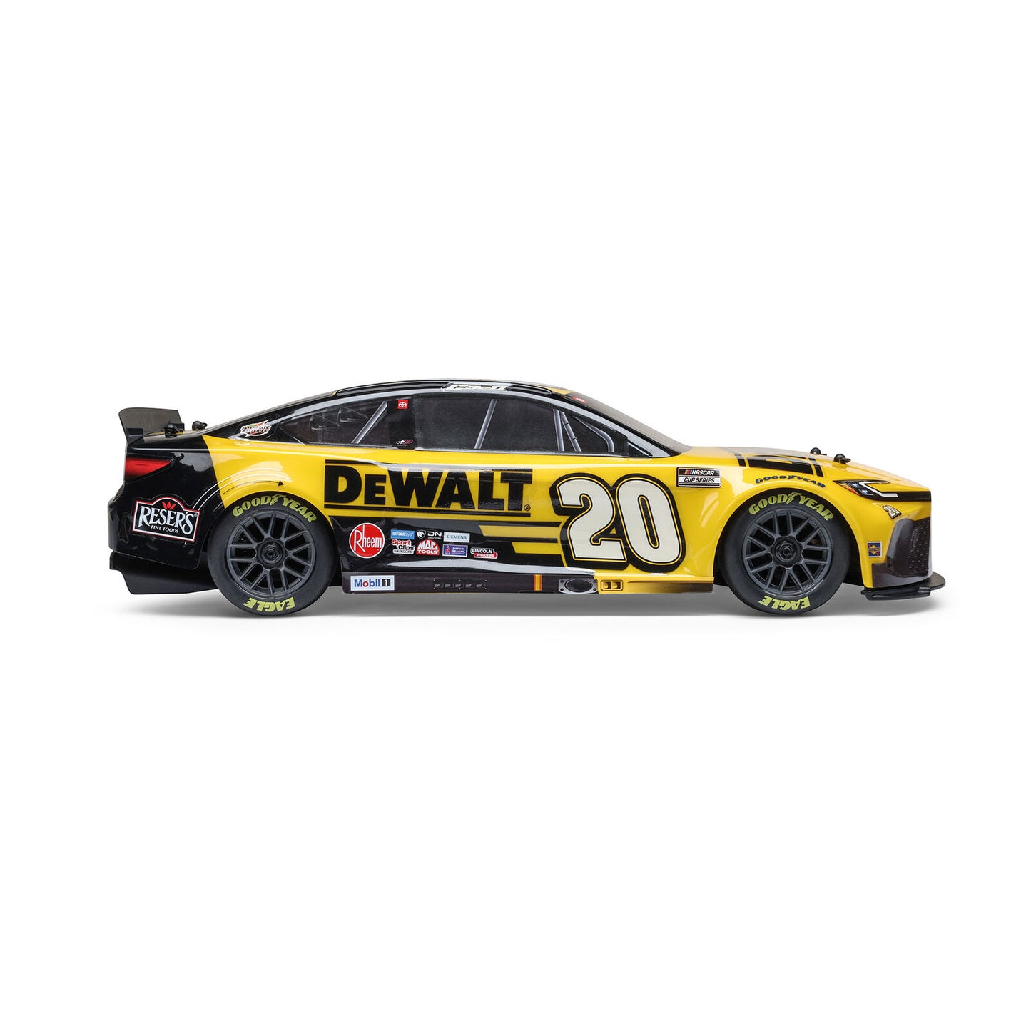 Team Losi 1/12 NASCAR #20 DeWalt 2025 Toyota Camry 2S AWD RTR On-Road Car - Christopher Bell, LOS1122520