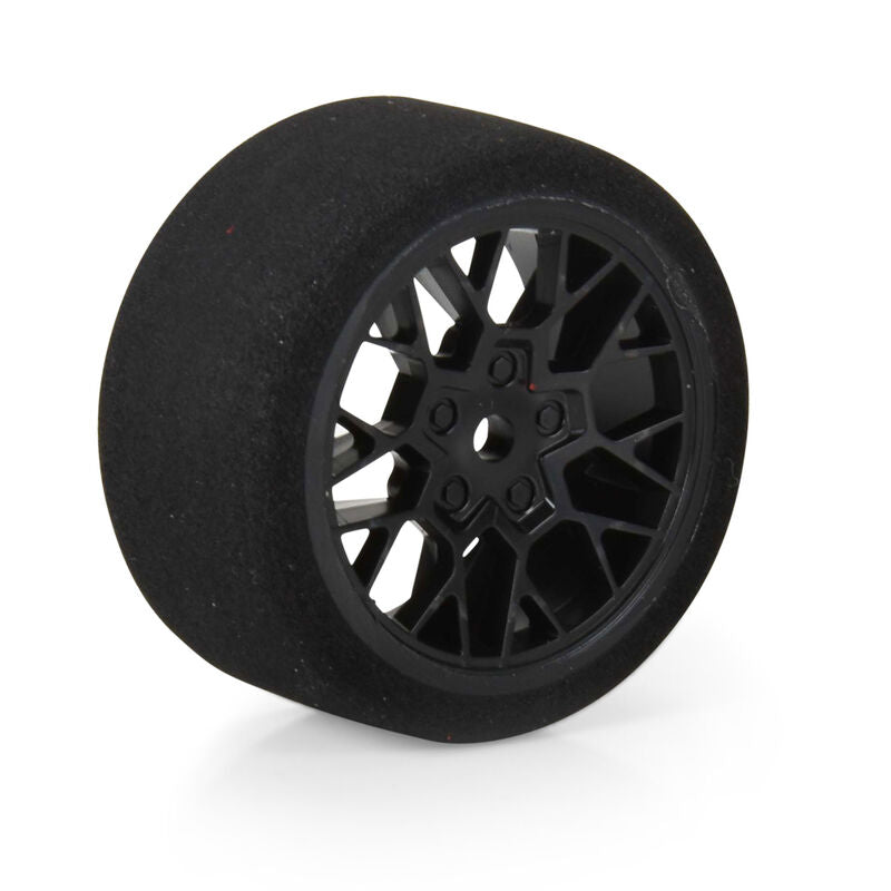 Pro-Line Fifty6 Losi Nascar Foam Tire Mounted on Circuit Black Wheel 8mm Hex (4), PRO1031610