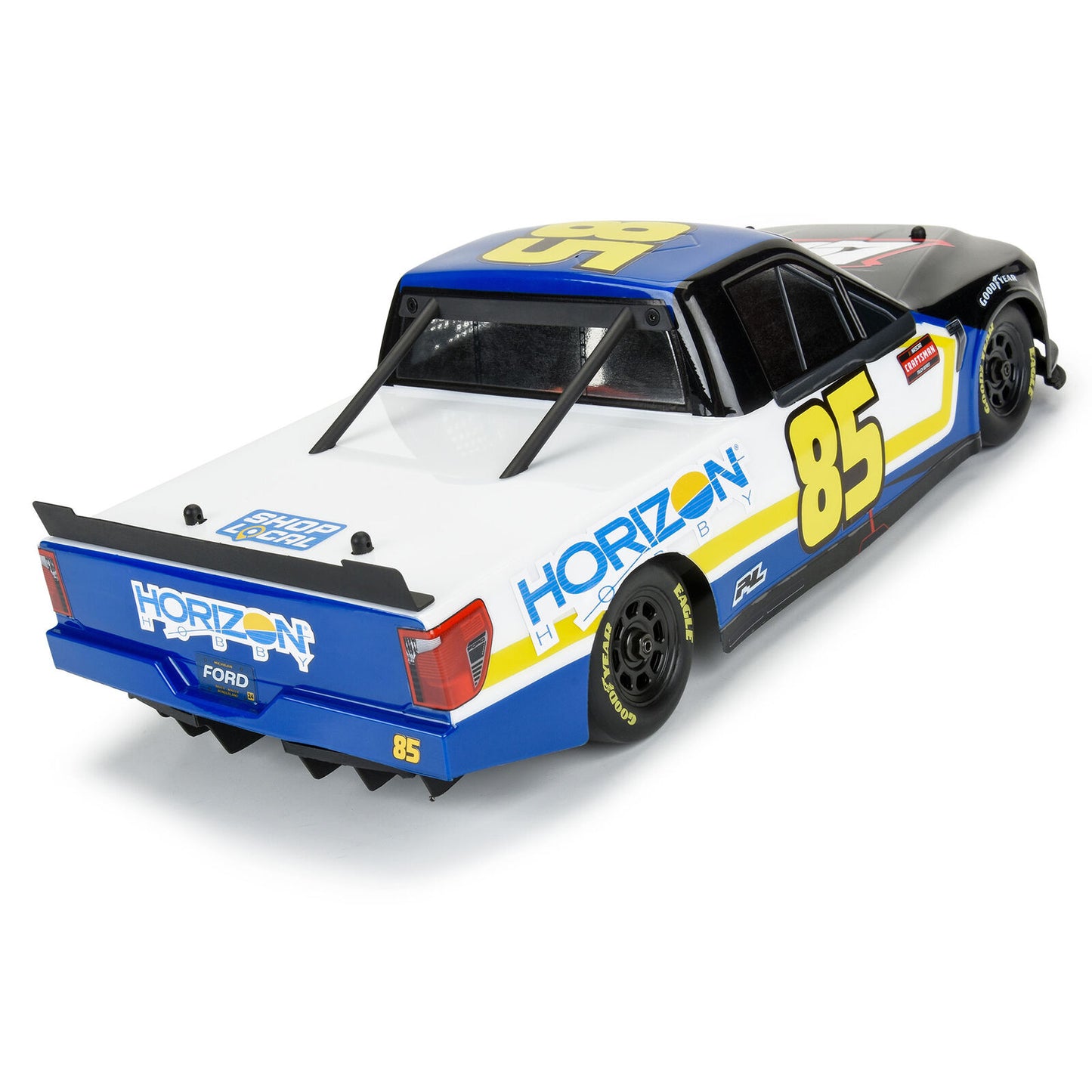 1/12 Pre-Cut 2024 Ford F-150 Truck Clear Body: Losi NASCAR GROM, PRO365400
