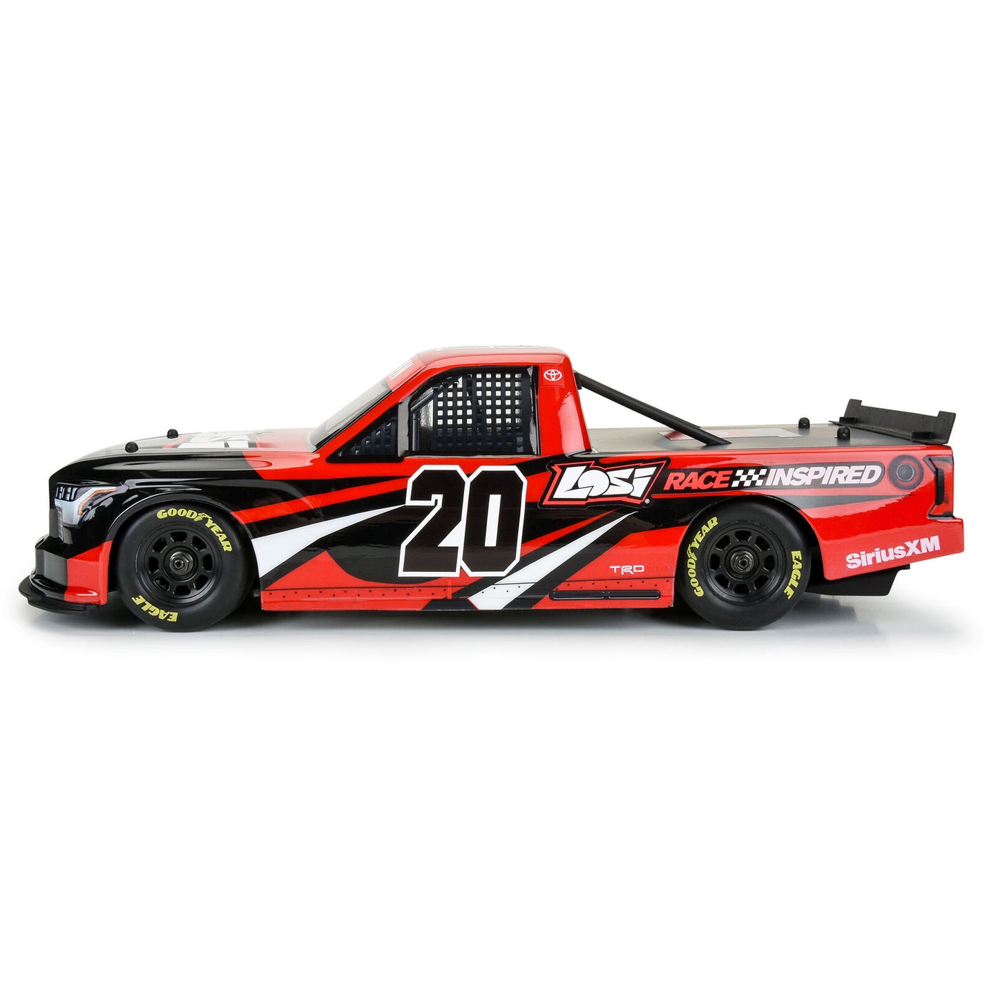 1/12 Pre-Cut 2024 Toyota Tundra Truck Clear Body: Losi NASCAR GROM, PRO365500