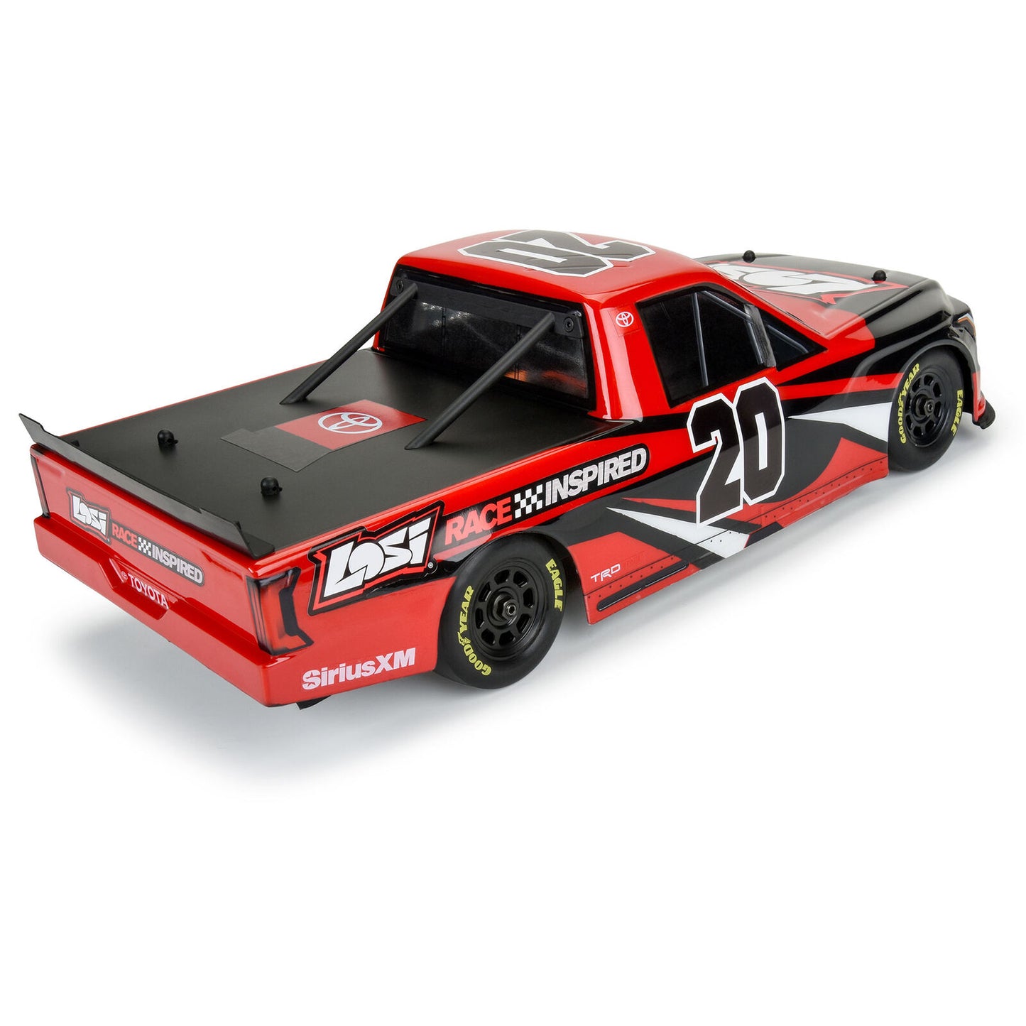 1/12 Pre-Cut 2024 Toyota Tundra Truck Clear Body: Losi NASCAR GROM, PRO365500