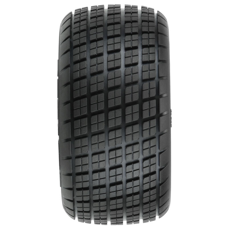1/10 Hoosier Angle Block M3 Rear 2.2" Dirt Oval Tires (2), PRO827402