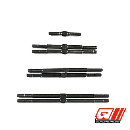 2025 Weapon Black Titanium Turnbuckle Kit, QS-1201