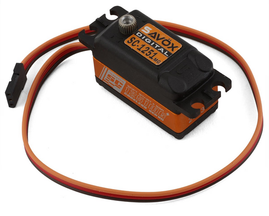 Savox Low Profile Digital "High Speed" Metal Gear Servo, SAVSC1251MGP
