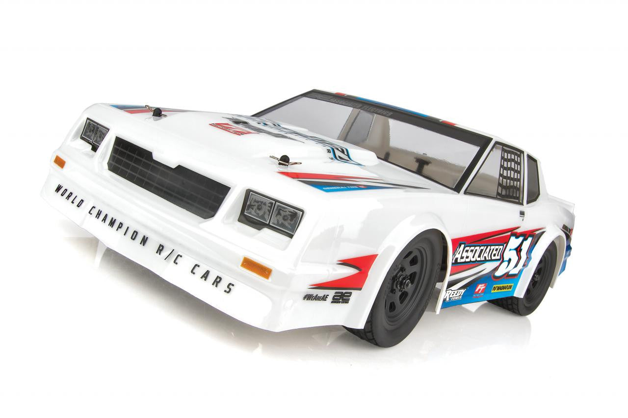 Team Associated SR10 Dirt Oval RTR Car Combo (Radio, Battery & Charger)(White), ASC-70030C