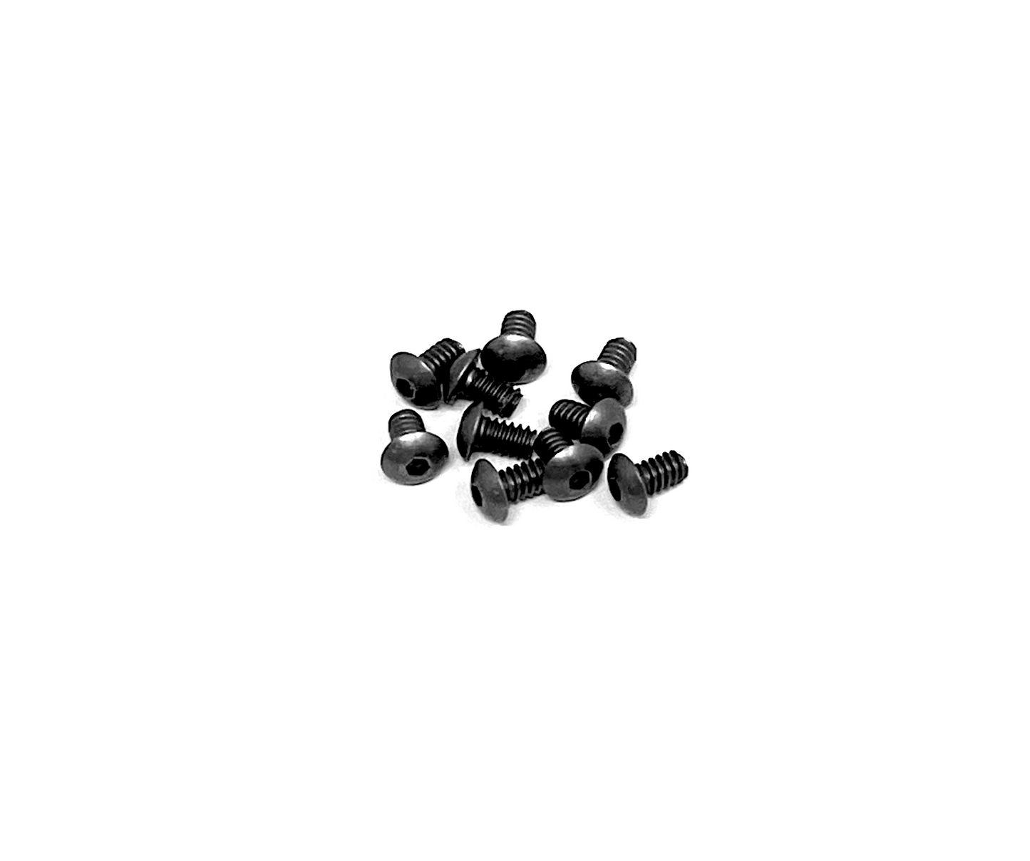 4-40 x 3/16 Button Head Socket Screws - Aluminum