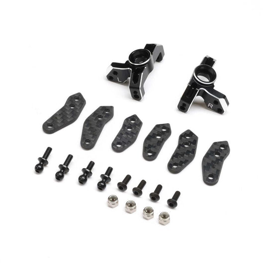 TLR-1062 Spindle Set, Aluminum, Black: 22S Sprint (TLR / Team Losi)