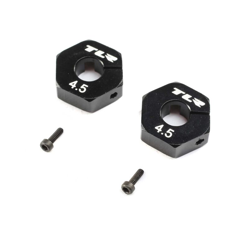 Wheel Hex 12mm x 4.5mm (2), TLR232112