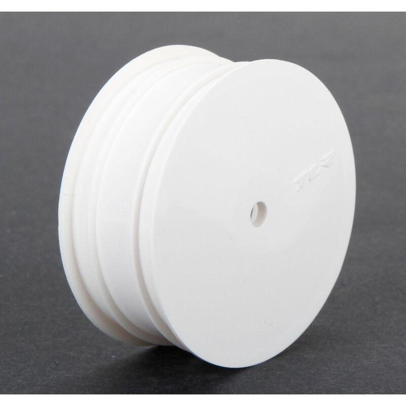 1/10 Front Buggy 2.2 Wheels, 12mm Hex, White (2): 22 3.0, TLR43009