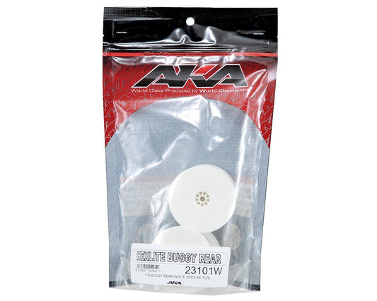AKA 12mm Hex "HEXlite" 2.2 Rear Wheels (2) (B6/22/RB6/ZX6) (White), AKA23101W