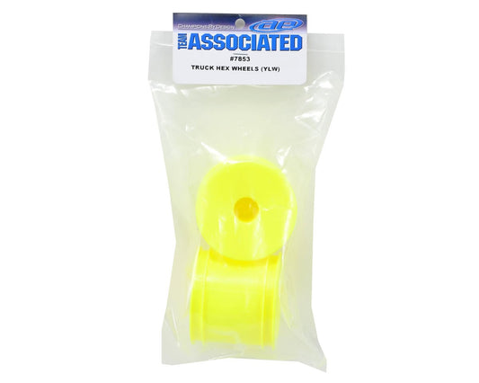 12mm Hex Stadium Truck Dish Wheel (2) (Yellow), ASC-7853