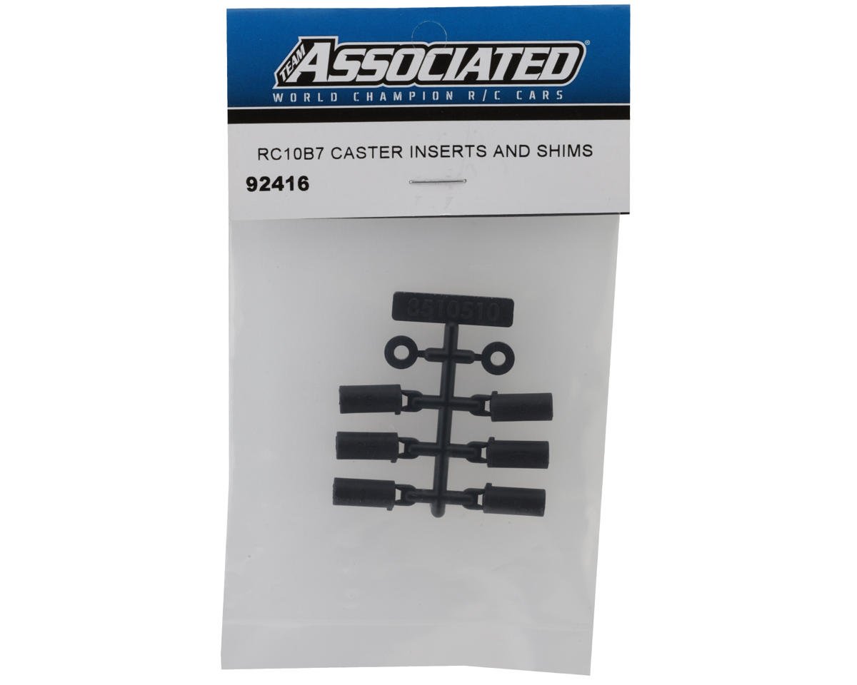 RC10B7 FT Caster Inserts & Shim Set, ASC-92416