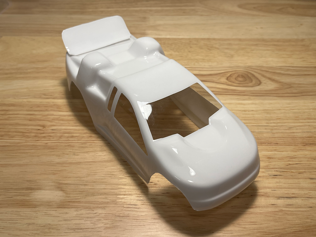 Team Losi Mini-T 1/18 Truck Body - Vintage Team Losi MiniT Aftermarket Body Set, BKR0028