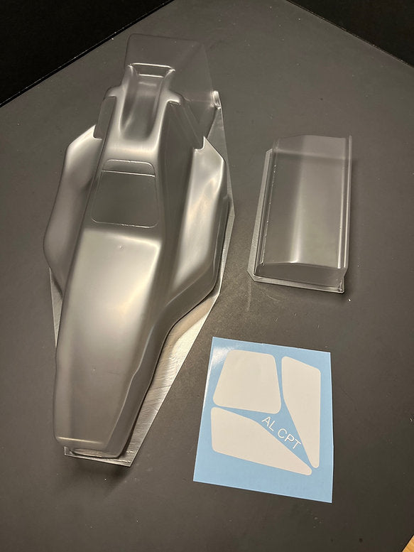 A&L RC10 Concept Body / Wing Original Mold - Vintage Team Associated Aftermarket Body Set, BKR0120