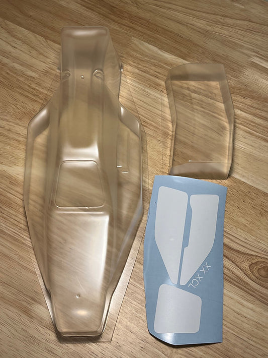 Team Losi XX X-Celerator Body - Vintage Team Losi XX Aftermarket Body Set, BKR0085