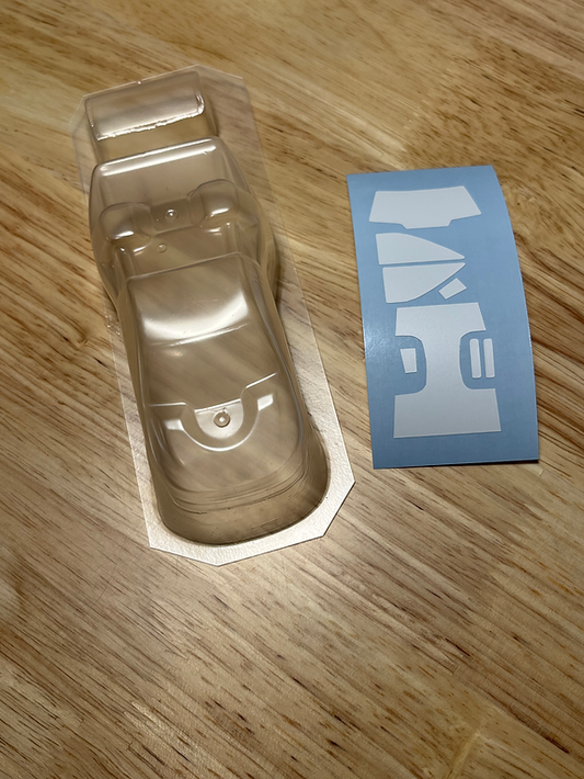 Team Losi Micro-T Original Style 1/36 Truck Body - Vintage Team Losi MicroT Aftermarket Body Set, BKR0066