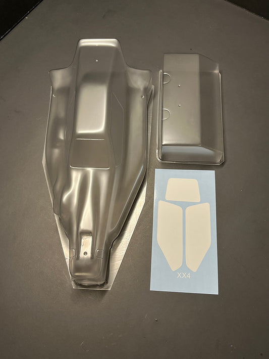 Team Losi XX4 Body/Wing 8044 - Vintage Team Losi XX4 Aftermarket Body Set, BKR0159
