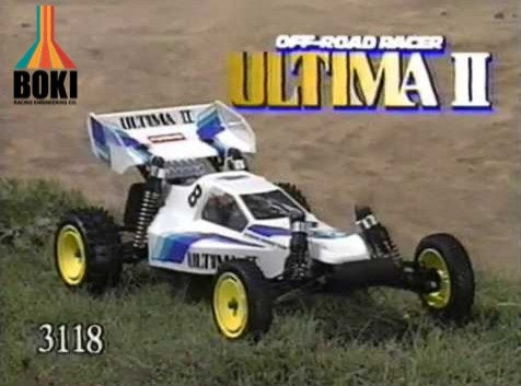 Kyosho Ultima II Body / Wing - Vintage Kyosho Aftermarket Body Kit, BKR0110