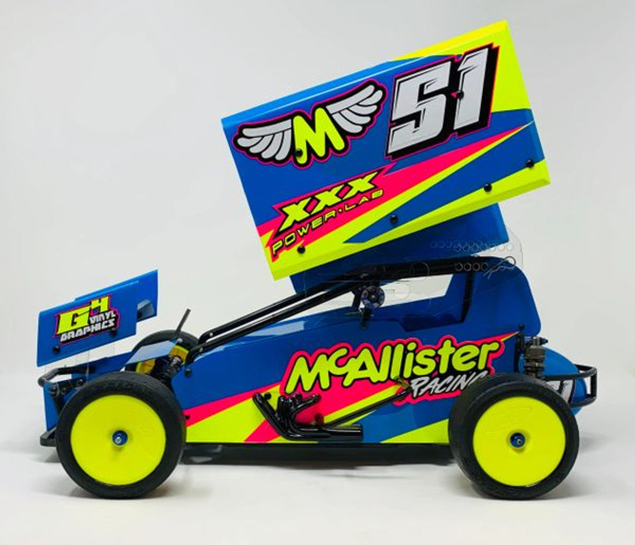 McAllister Racing Placerville Sprint Body (Complete with Wings) 7x7, MCA-430