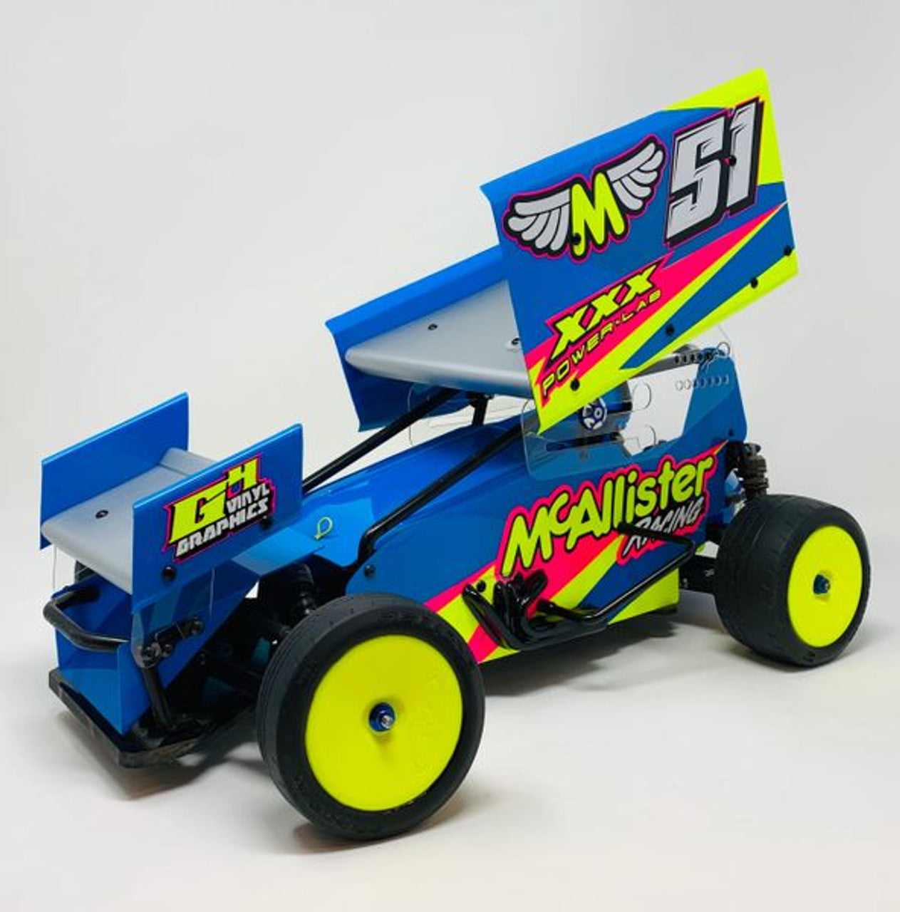 McAllister Racing Placerville Sprint Body (Complete with Wings) 7x7, MCA-430
