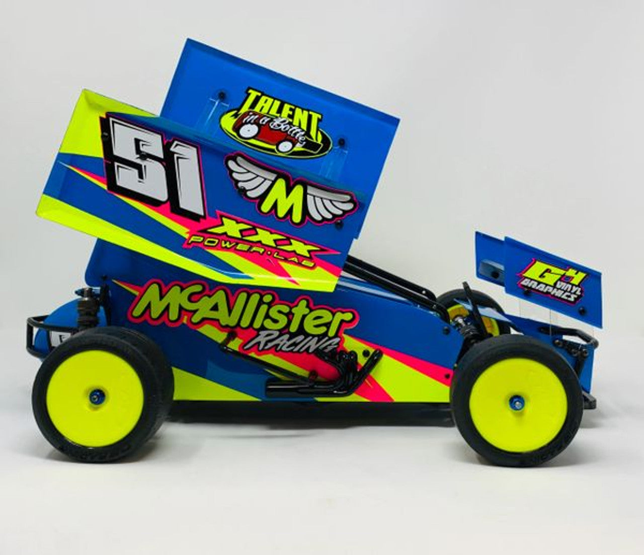 McAllister Racing Placerville Sprint Body (Complete with Wings) 7x7, MCA-430