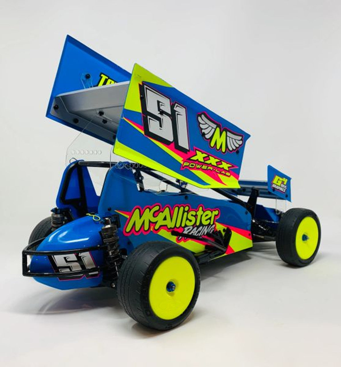 McAllister Racing Placerville Sprint Body (Complete with Wings) 7x7, MCA-430
