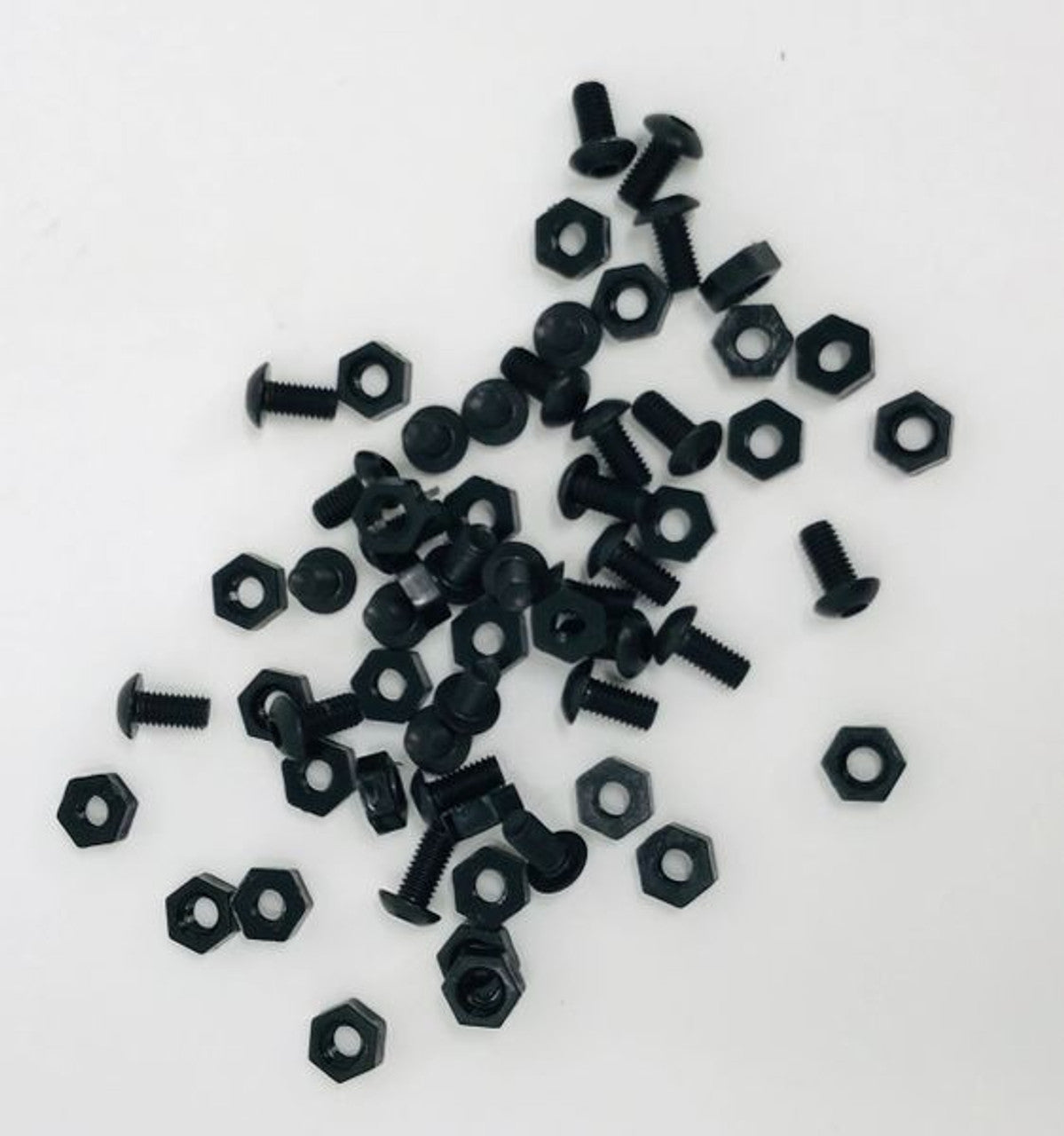 McAllister Racing M3x6mm Aluminum Screws and Nylon nuts (30), MCA-442