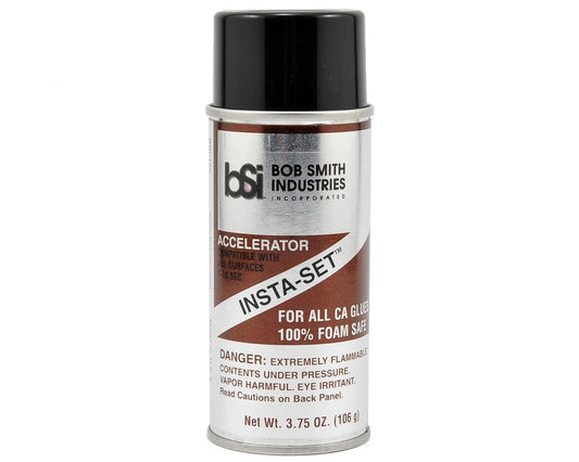 Bob Smith Industries INSTA-SET Foam Safe Accelerator Aerosol Spray (3.75oz), BSI155