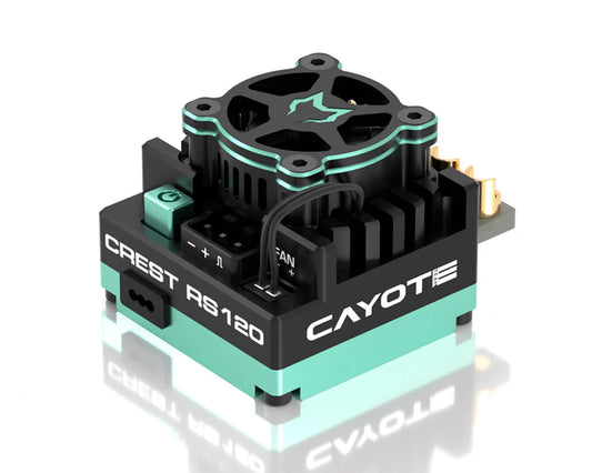 Cayote Crest RS120 1/10 Stock 120A Sensored Brushless Competition ESC, CYEA11002